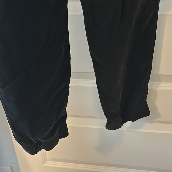 Nation LTD black rayon joggers SZ M made in LA silky texture pull on pants chic - Picture 16 of 16